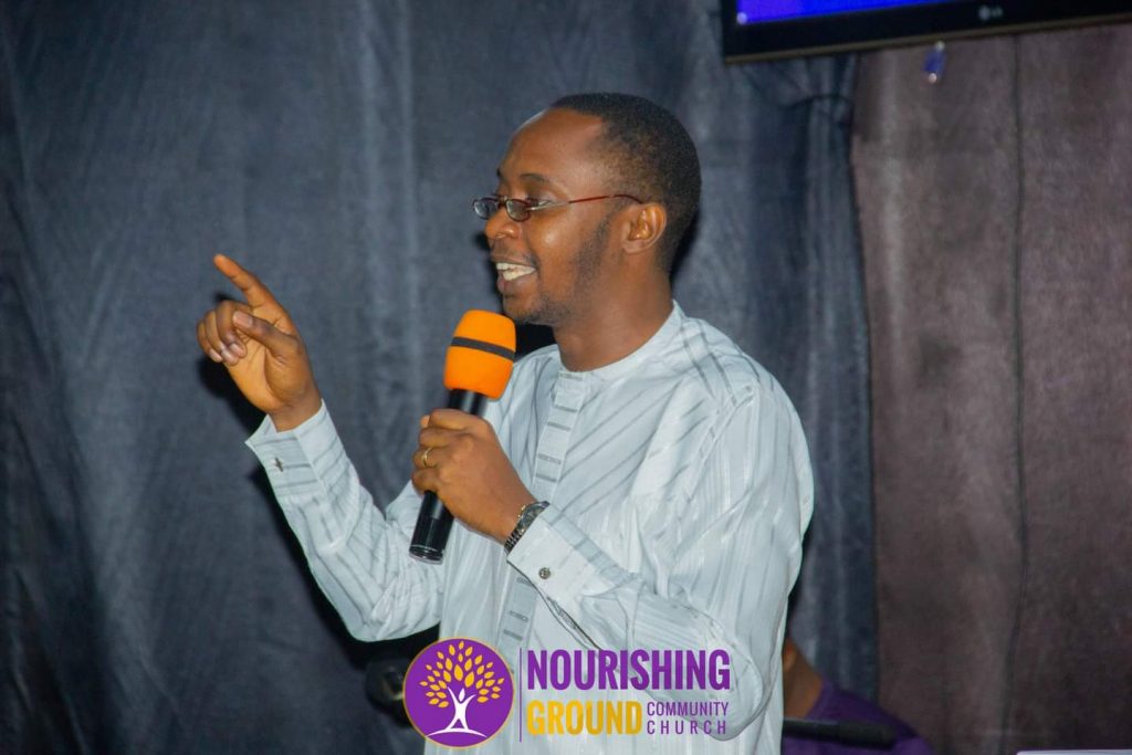 Pastor preaching