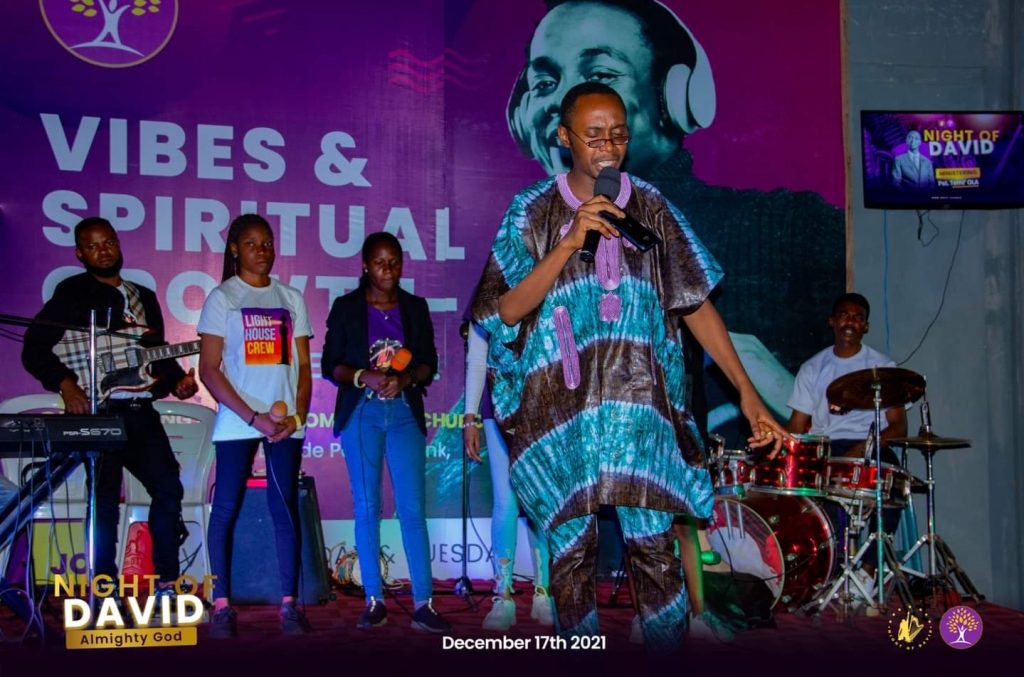 PastoR Temiloluwa Ola Ministering at Night of David